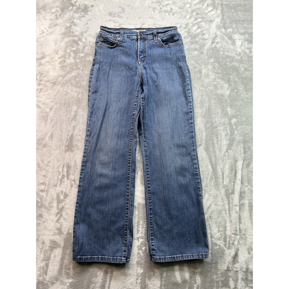 Vintage Levis 512 Women Sz 8 Short Blue Jeans Bootcut Perfectly Slimming Western